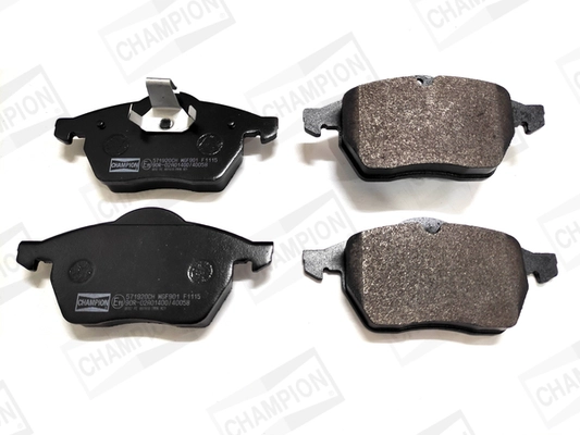 Kit de plaquettes de frein, frein à disque CHAMPION 571920CH