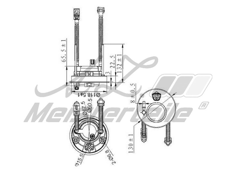 Filtre à carburant A.Z. Meisterteile AZMT-41-020-1473