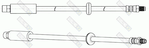 Flexible de frein GIRLING 9002213