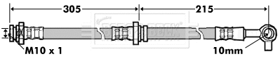 Flexible de frein BORG & BECK BBH7159