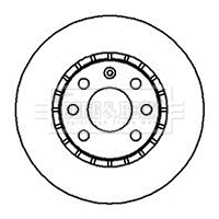 Disque de frein BORG & BECK BBD4960