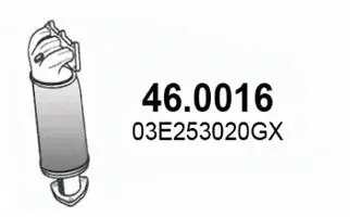 Catalyseur ASSO 46.0016