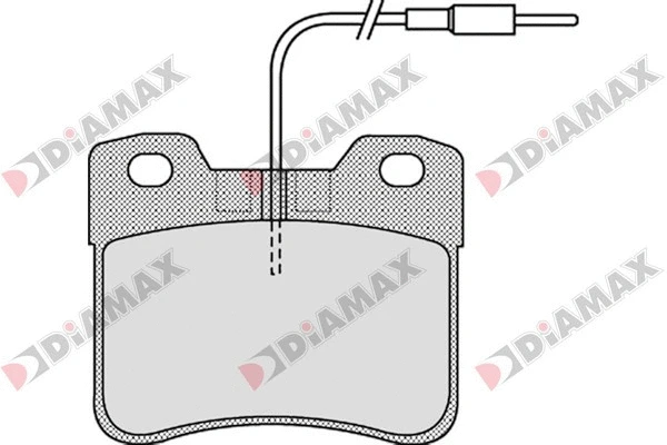 Kit de plaquettes de frein, frein à disque DIAMAX N09339