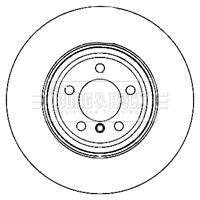 Disque de frein BORG & BECK BBD5938S