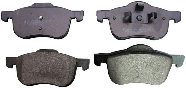 Kit de plaquettes de frein, frein à disque DENCKERMANN B110817