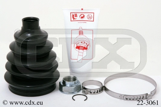 Jeu de joints-soufflets, arbre de commande CDX 22-3061