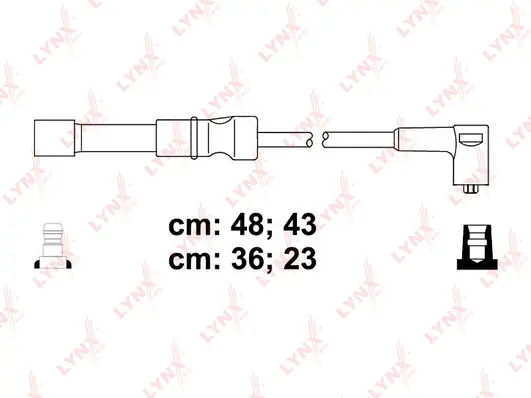 Kit de câbles d'allumage LYNXAUTO SPC1808