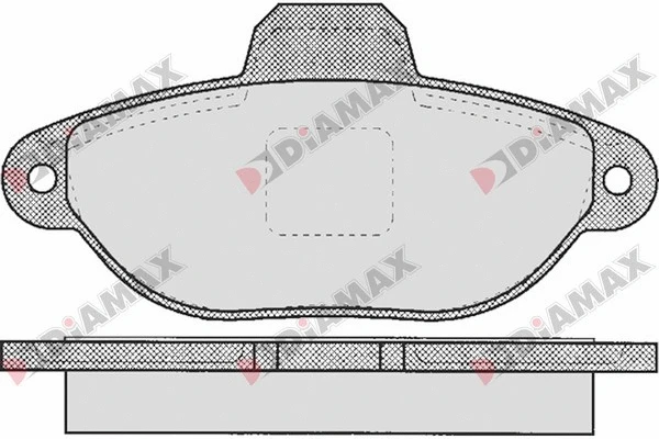 Kit de plaquettes de frein, frein à disque DIAMAX N09350