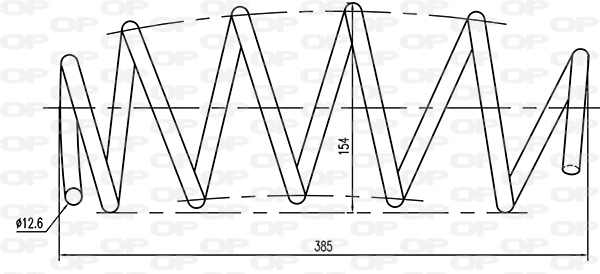 Ressort de suspension OPEN PARTS CSR9070.00