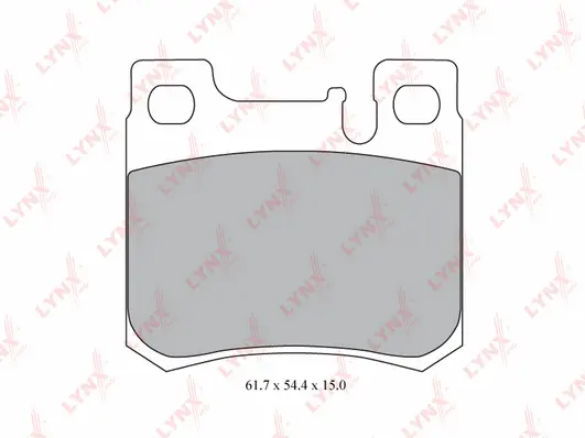 Kit de plaquettes de frein, frein à disque LYNXAUTO BD-5311