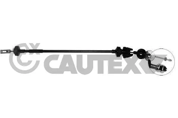 Tirette à câble, commande d'embrayage CAUTEX 036568