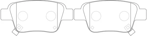 Kit de plaquettes de frein, frein à disque FIT FP0239