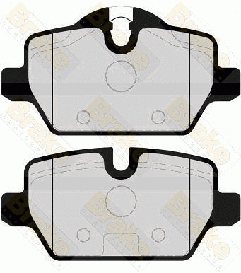 Kit de plaquettes de frein, frein à disque Brake ENGINEERING PA1662