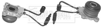 Butée hydraulique, embrayage BORG & BECK BCS125