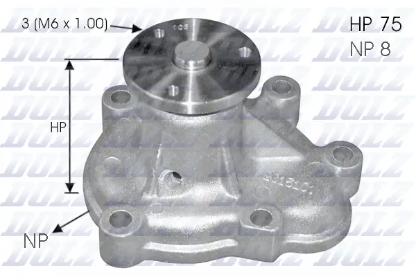 Pompe à eau, refroidissement du moteur DOLZ O144