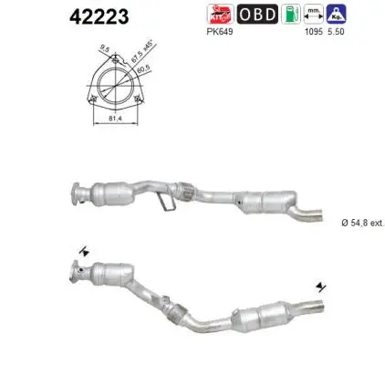 Catalyseur AS 42223