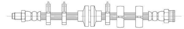 Flexible de frein Technika 29669A