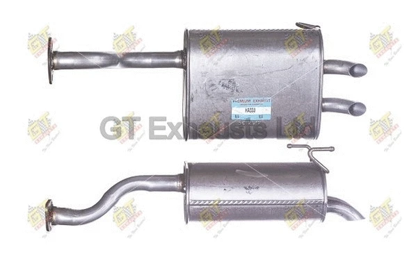 Silencieux arrière GT Exhausts GHA333