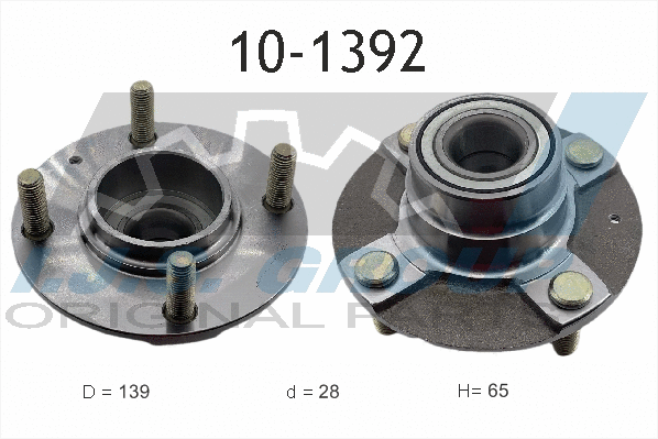 Kit de roulements de roue IJS GROUP 10-1392