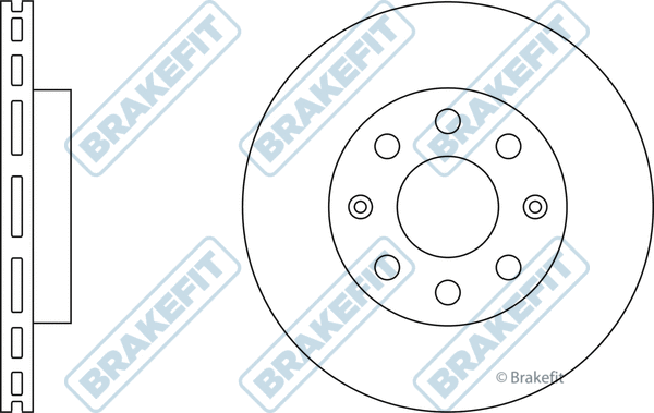 Disque de frein APEC SDK6386