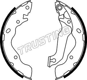 Jeu de mâchoires de frein TRUSTING 046.212