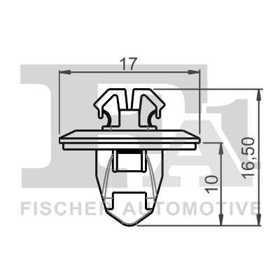 Clip, enjoliveur FA1 77-40050.5