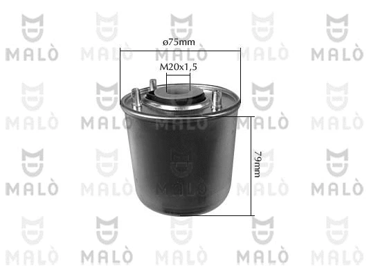 Filtre à carburant AKRON-MALÒ 1520224
