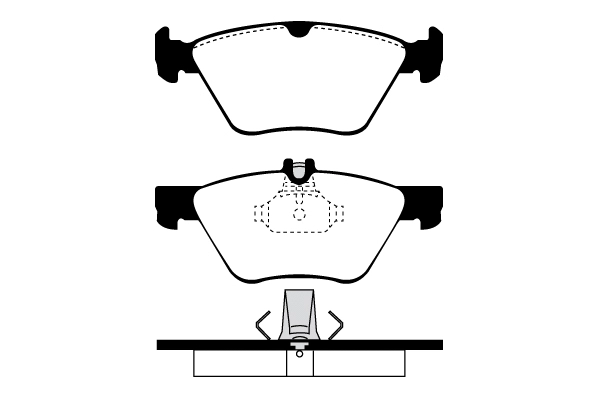Kit de plaquettes de frein, frein à disque Technika 01441