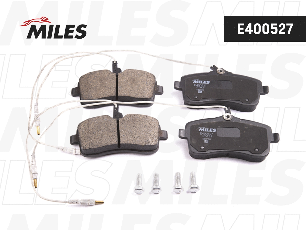 Kit de plaquettes de frein, frein à disque MILES E400527