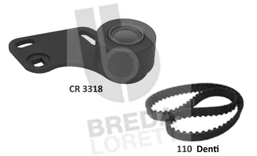 Kit de courroie crantée BREDA LORETT KCD0409