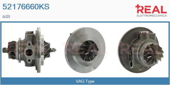 Groupe carter, turbocompresseur REAL 52176660KS