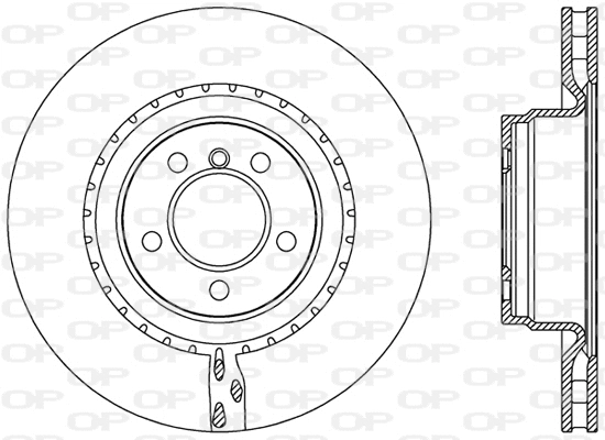 Disque de frein OPEN PARTS BDR2505.20