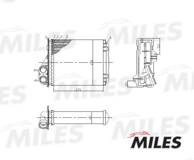 Système de chauffage MILES ACHM001