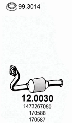 Catalyseur ASSO 12.0030