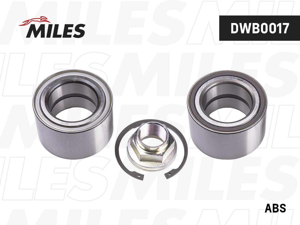 Kit de roulements de roue MILES DWB0017