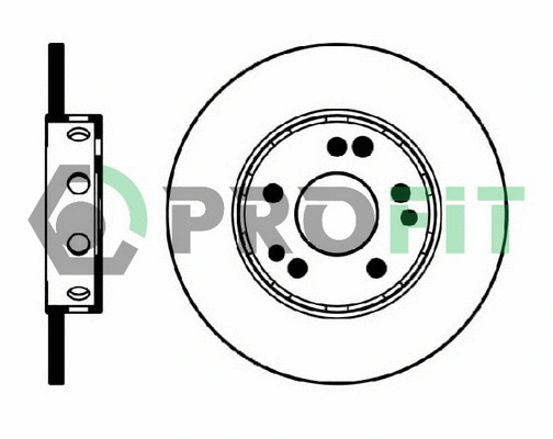 Disque de frein PROFIT 5010-0124