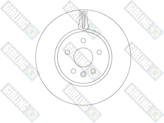 Disque de frein GIRLING 6068201