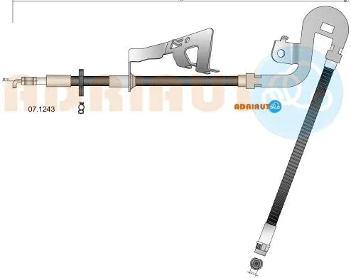 Flexible de frein ADRIAUTO 07.1243