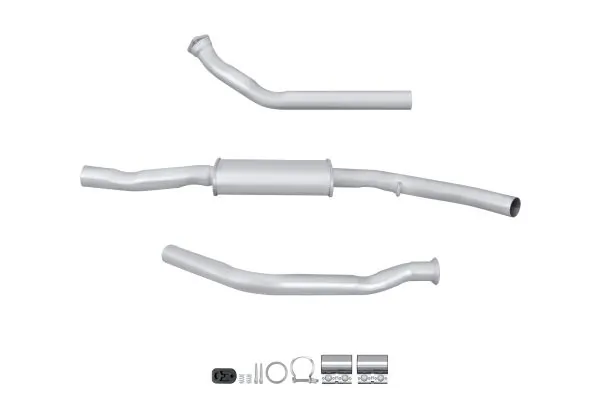 Silencieux avant HELLA 8LB 366 021-381