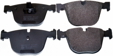 Kit de plaquettes de frein, frein à disque DENCKERMANN B111107