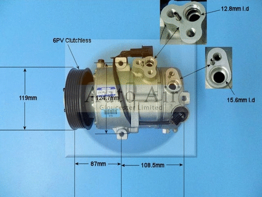 Compresseur, climatisation AUTO AIR GLOUCESTER 14-9777