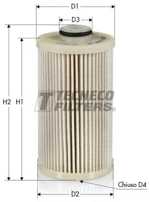 Filtre à carburant TECNECO FILTERS GS011234E