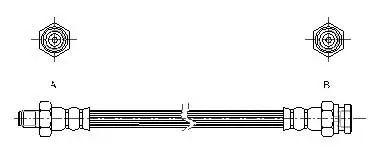 Flexible de frein Technika 49147A