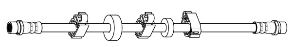 Flexible de frein CEF 512758