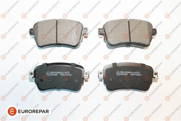 Kit de plaquettes de frein, frein à disque EUROREPAR 1675991880