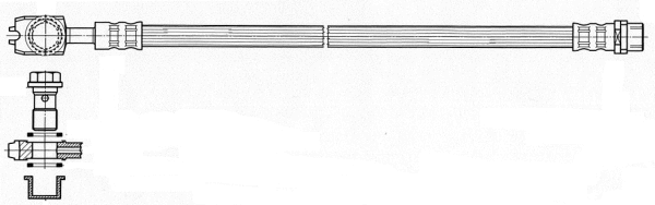 Flexible de frein CEF 512117