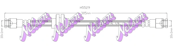 Flexible de frein KAWE H5529