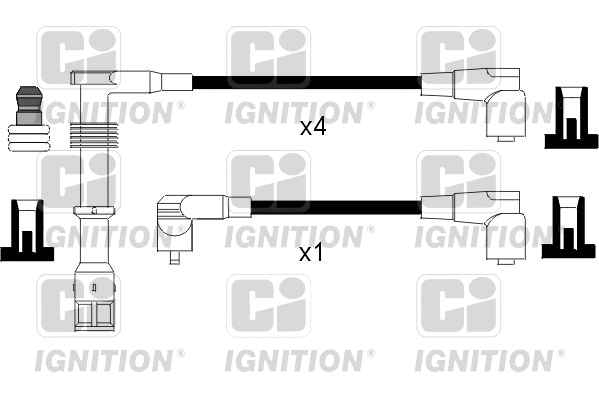 Kit de câbles d'allumage QUINTON HAZELL XC826
