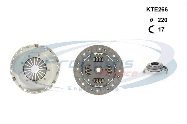 Kit d'embrayage PROCODIS FRANCE KTE266