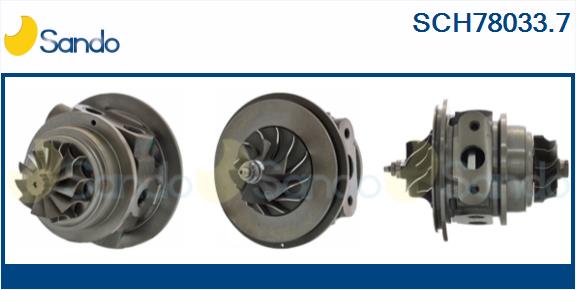 Groupe carter, turbocompresseur SANDO SCH78033.7